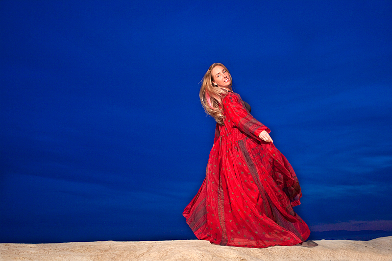 Dancing portrait